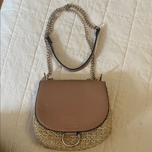 H&M Tan and Brown Crossbody Bag